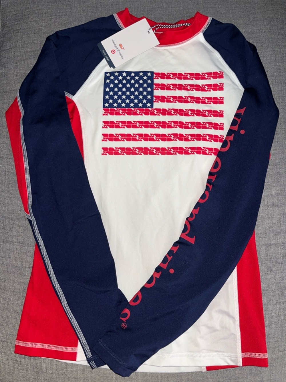 NWT Vineyard Vines for Target Boys Swim Shirt  size L (12/14)